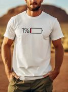 Baskılı Oversize Bisiklet Yaka T-shirt - Beyaz resmi